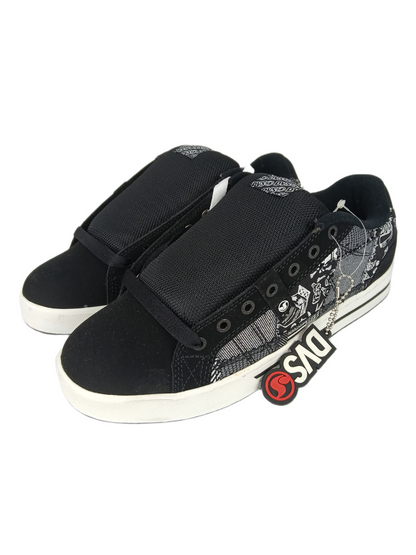 DVS Monument SMU Black Patchwork Size 9 Shoes