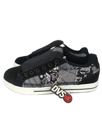DVS Monument SMU Black Patchwork Size 9 Shoes