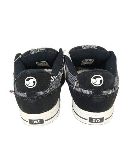 DVS Monument SMU Black Patchwork Size 9 Shoes