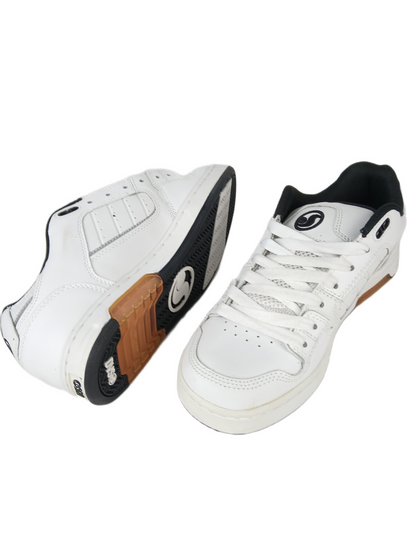 DVS Modem White Leather Size 9 Shoes