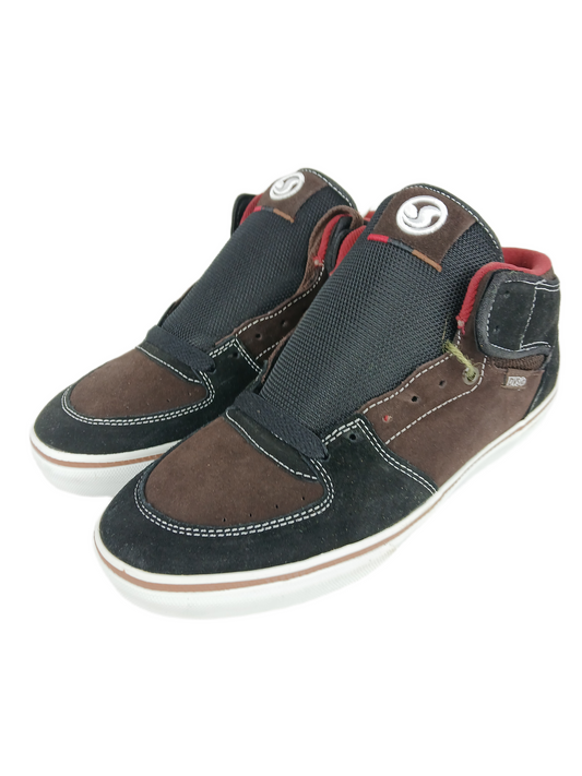 DVS Torey Pudwill Torey HO 2 OI Black Brown Suede Size 9 Sample Shoes