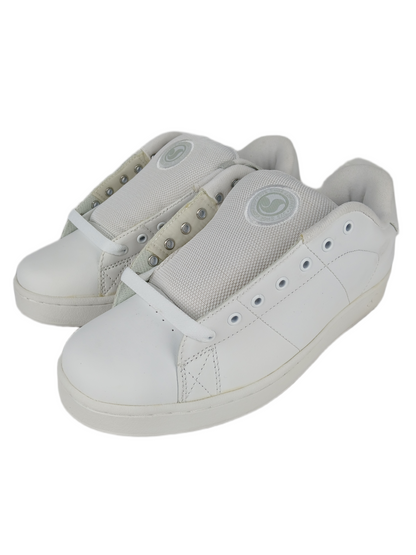 DVS Revival White White Leather Size 9.5 Shoes