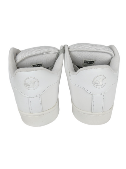 DVS Revival White White Leather Size 9.5 Shoes