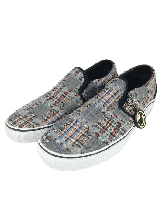DVS Slauson Grey Patchwork Size 11 Shoes