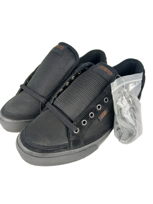 DVS Baron Black Suede Size 10.5 Shoes