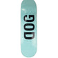 DOG Turquoise Black Size 8.5" Vintage NOS Deck