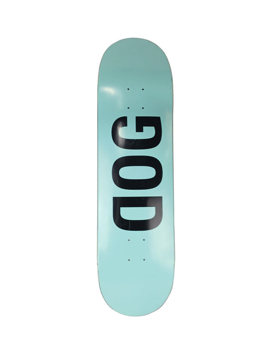 DOG Turquoise Black Size 8.5" Vintage NOS Deck