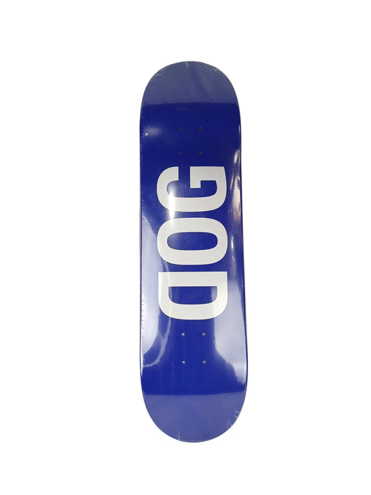 DOG Antwuan Dixon Blue White Size 8.5 Vintage NOS Deck