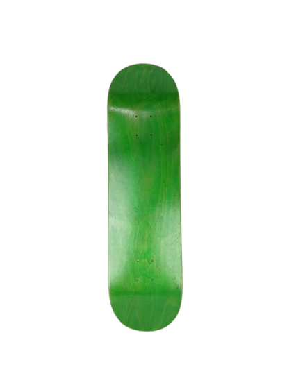 Blank Green Woodgrain Size 8.4" Skateboard Deck