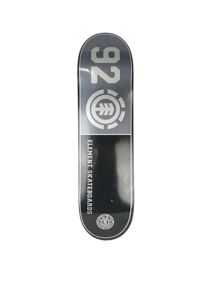 Element #92 Grey Silver Black White Size 8.31" Vintage NOS Deck