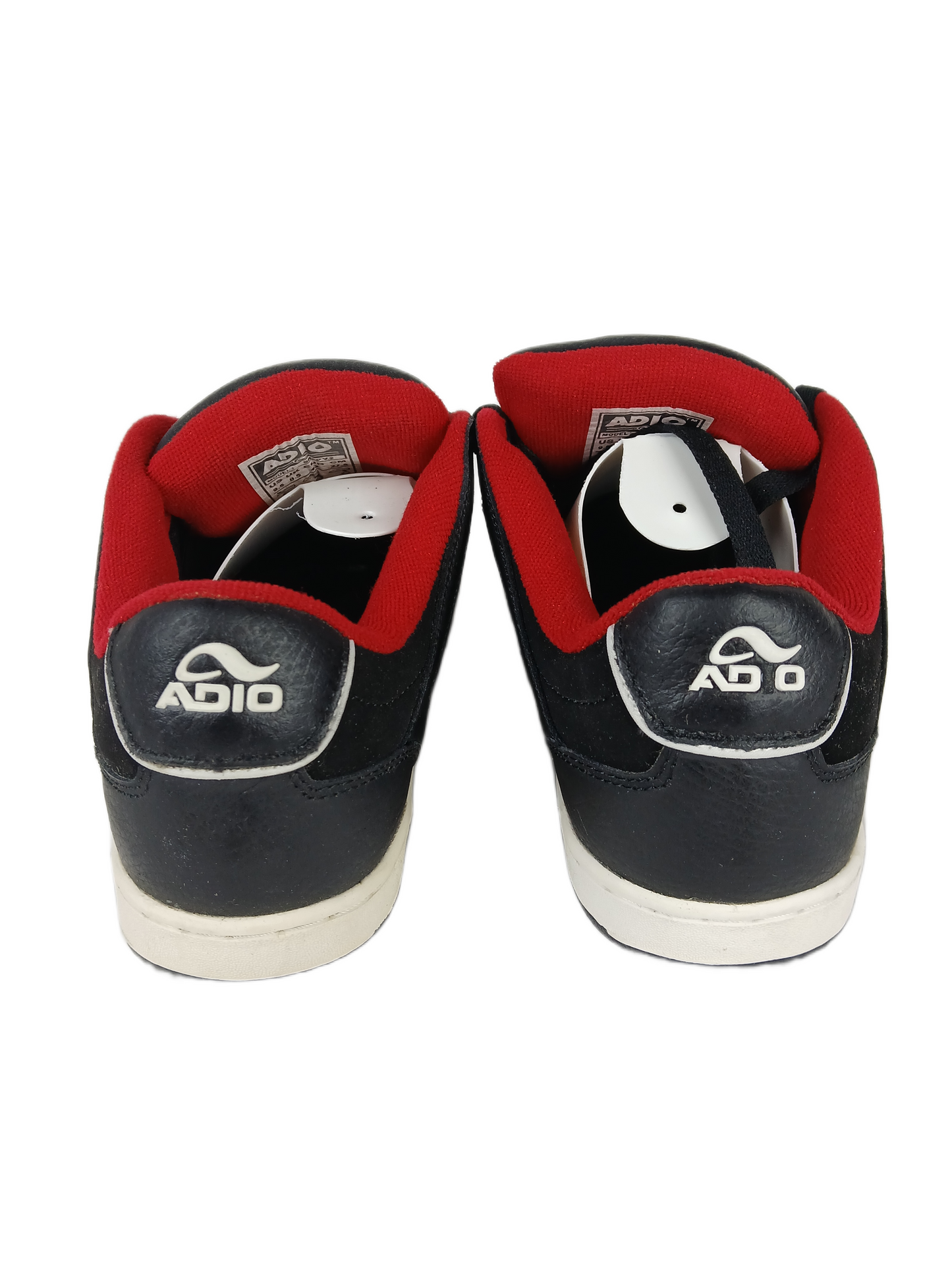 Adio Snap V.2 Black White Red US Mens Size 9.5 Vintage Shoes
