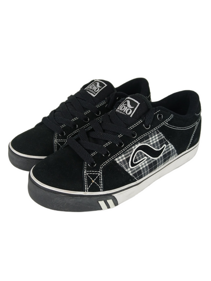 Adio Kenny Anderson Kenny Standard Black White Plaid US Mens Size 8 Sample Shoes