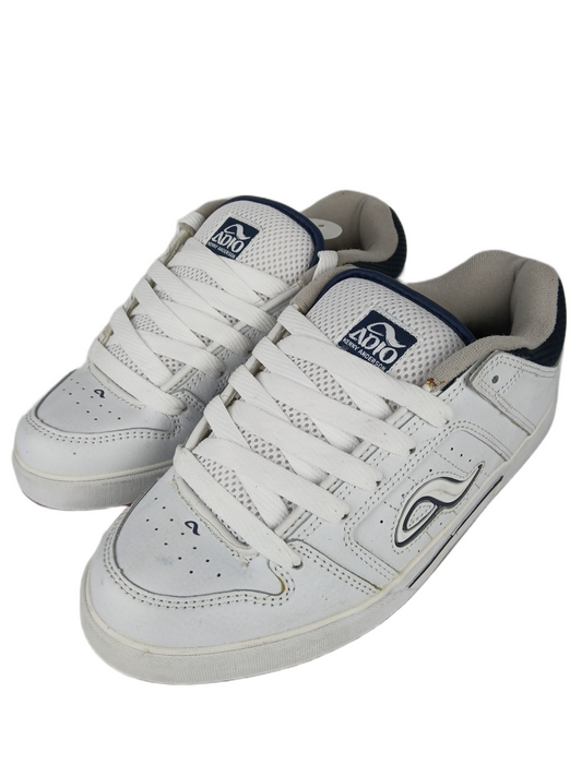 Adio Kenny Anderson Kenny V2 White Navy Gum US Mens Size 9 Vintage Sample Shoes