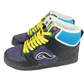 Adio Ruckus 9.5 Black Leather Purple Silver US Mens Size 9.5 Vintage Sample Shoes
