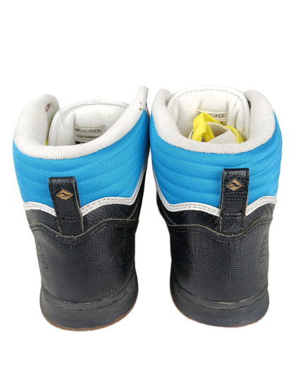 Adio Ruckus 9.5 Black Leather Purple Silver US Mens Size 9.5 Vintage Sample Shoes