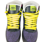 Adio Ruckus 9.5 Black Leather Purple Silver US Mens Size 9.5 Vintage Sample Shoes