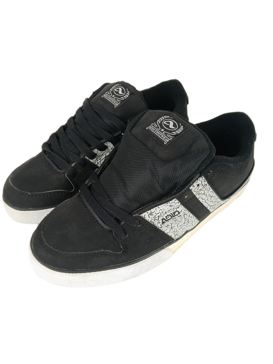 Adio Shaun White SL Black Gray White US Mens Size 8 Vintage Sample Shoes