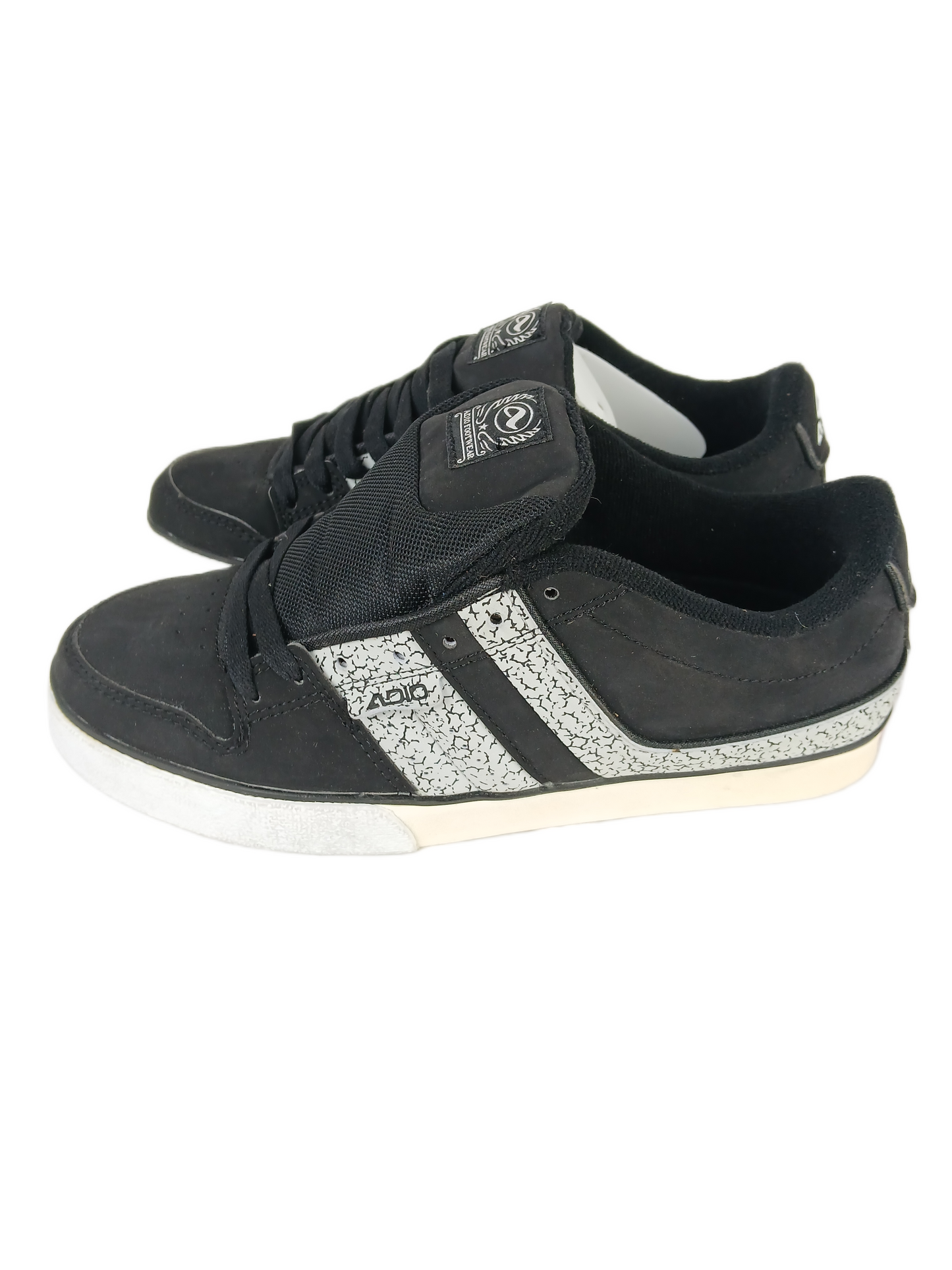 Adio Shaun White SL Black Gray White US Mens Size 8 Vintage Sample Shoes