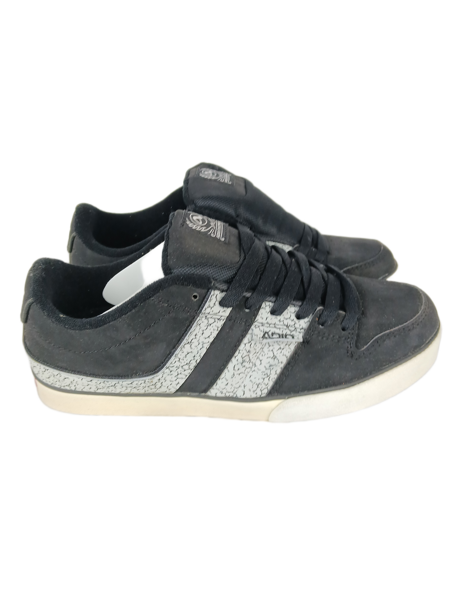 Adio Shaun White SL Black Gray White US Mens Size 8 Vintage Sample Shoes