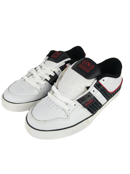 Adio Shaun White SL White Black Red US Mens Size 8 Vintage Sample Shoes
