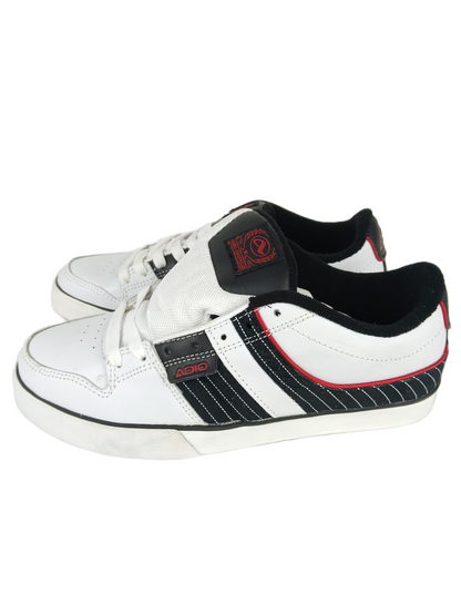 Adio Shaun White SL White Black Red US Mens Size 8 Vintage Sample Shoes