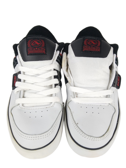 Adio Shaun White SL White Black Red US Mens Size 8 Vintage Sample Shoes