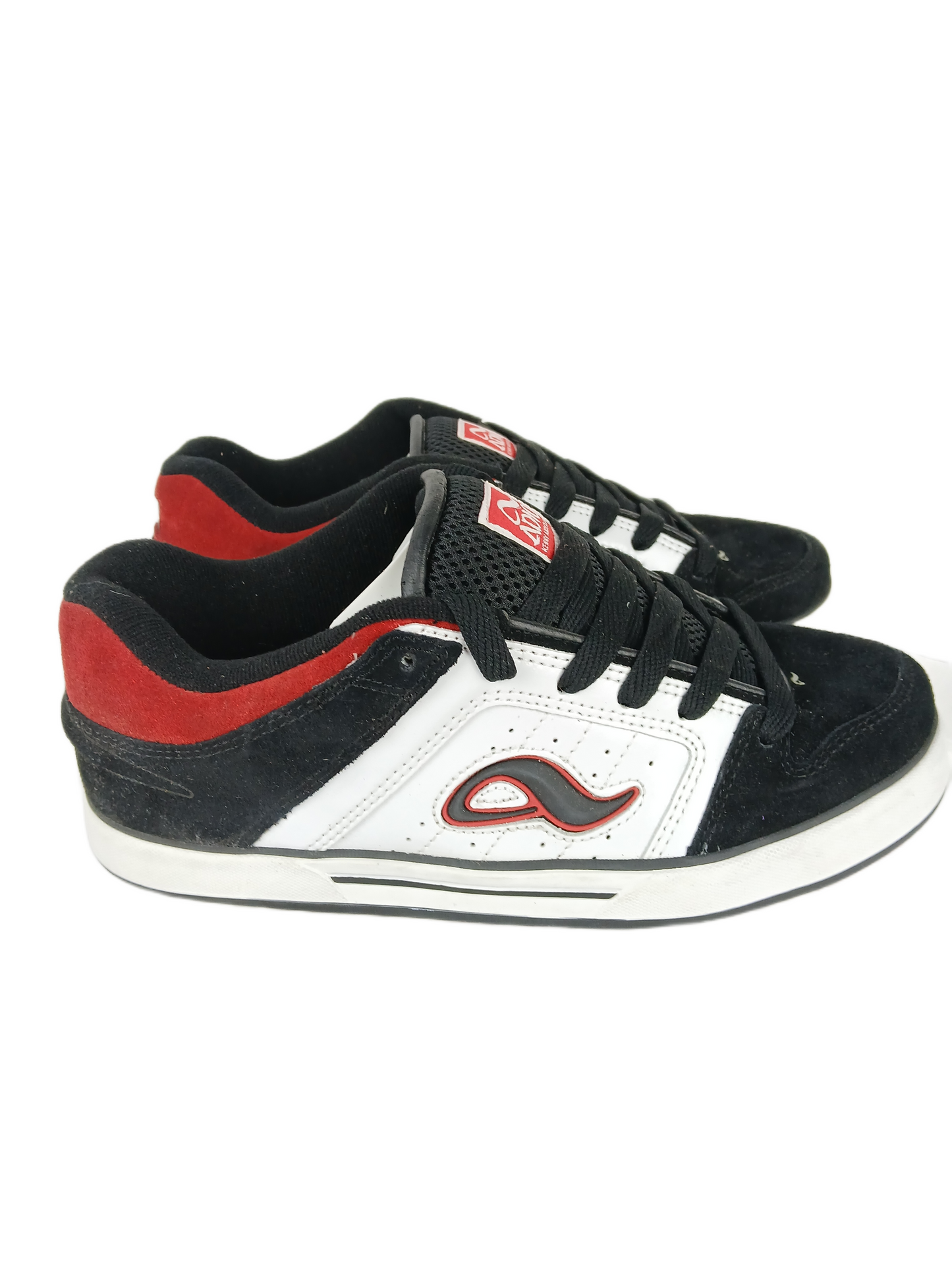 Adio Kenny Anderson Kenny V2 Black White Red US Mens Size 9.5 Vintage Sample Shoes