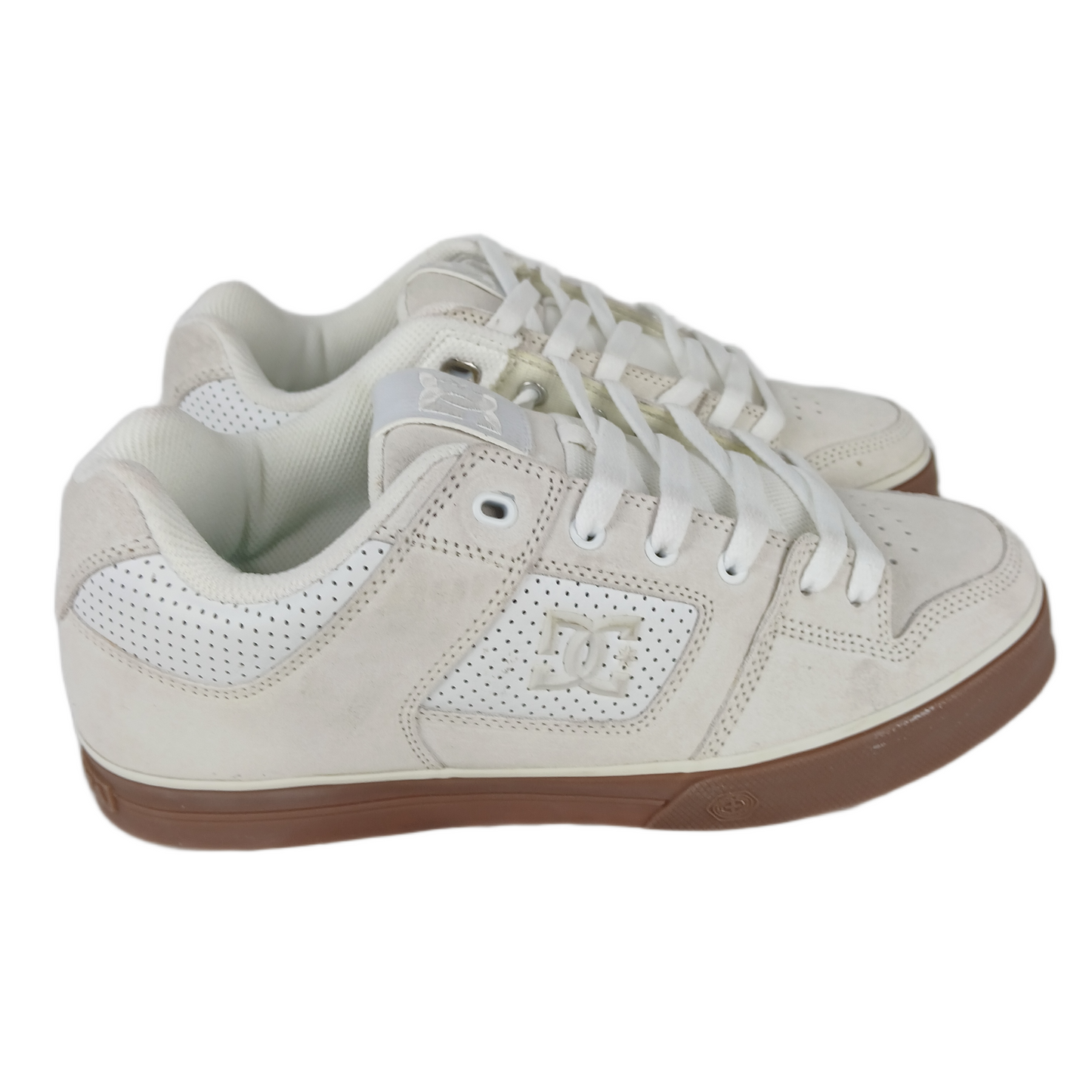 DC Rob Dyrdek Pure Plaza White Gum US Mens Size 9 Vintage Sample Shoes 2008