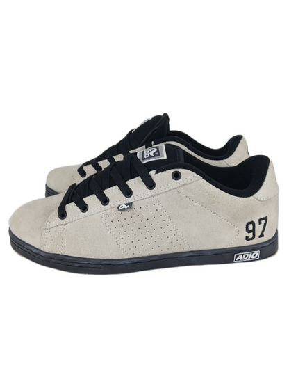 Adio Eugene SL #97 White Black Gum US Mens Size 9.5 Sample Shoes