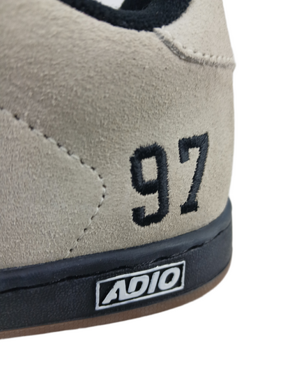 Adio Eugene SL #97 White Black Gum US Mens Size 9.5 Sample Shoes