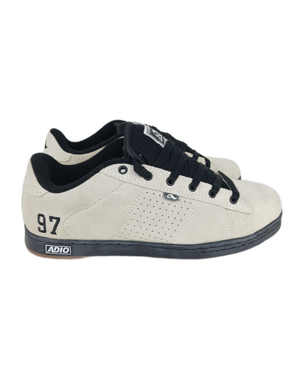 Adio Eugene SL #97 White Black Gum US Mens Size 9.5 Sample Shoes