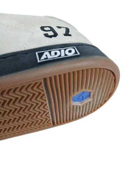 Adio Eugene SL #97 White Black Gum US Mens Size 9.5 Sample Shoes