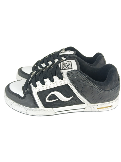 Adio Kenny Anderson Kenny V.2 GT Black White Black Perf Leather US Mens Size 9.5 Vintage Sample Shoes