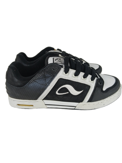 Adio Kenny Anderson Kenny V.2 GT Black White Black Perf Leather US Mens Size 9.5 Vintage Sample Shoes