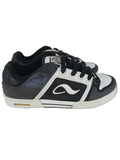 Adio Kenny Anderson Kenny V.2 GT Black White Black Perf Leather US Mens Size 9.5 Vintage Sample Shoes