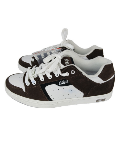 Etnies Ronnie Creager Creager White Black Brown Suede US Mens Size 9 Vintage Sample Shoes