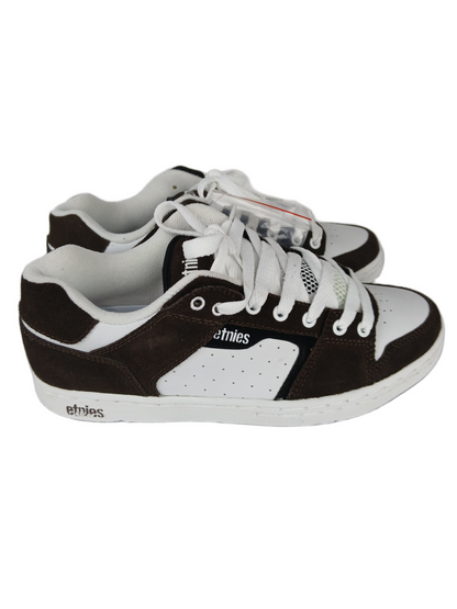 Etnies Ronnie Creager Creager White Black Brown Suede US Mens Size 9 Vintage Sample Shoes