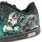 Adio Eugene SL Black Green Gum Wolf Skull Print US Mens Size 9.5 Vintage Sample Shoes