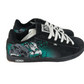 Adio Eugene SL Black Green Gum Wolf Skull Print US Mens Size 9.5 Vintage Sample Shoes