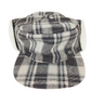 Enjoi Wool Plaid Brown Tan Silver Black Enjoi Panda Emblem Size S - M Vintage Hat