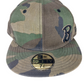 Baker X New Era 59Fifty B Side Patch Baker Back Print Logo Camo Black Bronze Size 7 3/8 58.7cm Vintage Fitted Hat