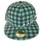 Fourstar X New Era 59Fifty Four Stars Silver Plaid Green Black Size 7 3/8 58.7cm Vintage Fitted Hat