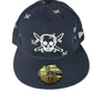 Fourstar X New Era 59Fifty Dark Navy Silver Pirate White All Over Print Size 7 3/8 58.7cm Vintage Fitted Hat