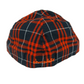 Chocolate X New Era 59Fifty Red Black White Plaid Black Classic C Chocolate Text Back Print Size 7 1/8 56.8cm Vintage Fitted Hat