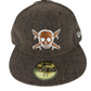 Fourstar X New Era 59Fifty Wool Brown Black Bronze Silver Pirate Size 7 3/8 58.7cm Vintage Fitted Hat