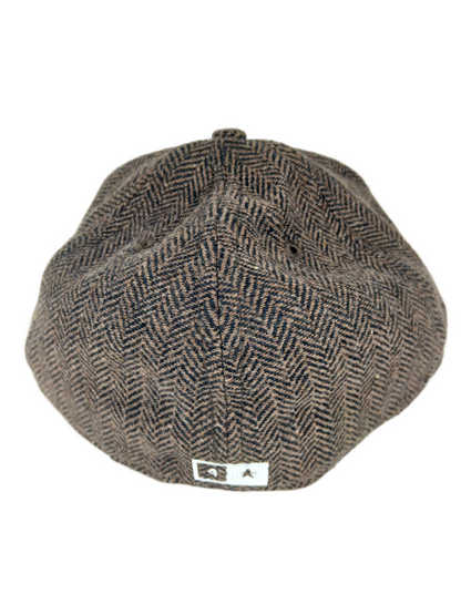 Fourstar X New Era 59Fifty Wool Brown Black Bronze Silver Pirate Size 7 3/8 58.7cm Vintage Fitted Hat