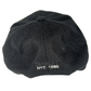 Shut Graffiti Letters NYC 1986 Back Print Black Silver One Size Fits all Vintage Felt Material Snapback Hat