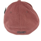 DVS Dvs Salesman Burgundy Grey Wool Material Logo Size 7 1/4 - 7 5/8 Vintage 210 Flexfit Fitted Hat
