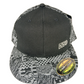 DVS Dvs Salesman Bedlam Black Silver Grey Size 7 1/4 - 7 5/8 Vintage210  Flexfit Fitted Hat