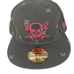 Fourstar X New Era 59Fifty Black Red Pirate Grey Pirates All Over Print Size 7 1/2 59.6cm Vintage Fitted Hat